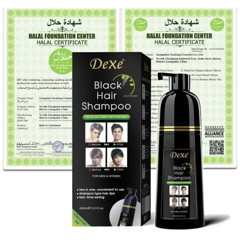 Dexe Black Hair Shampoo - 400ml