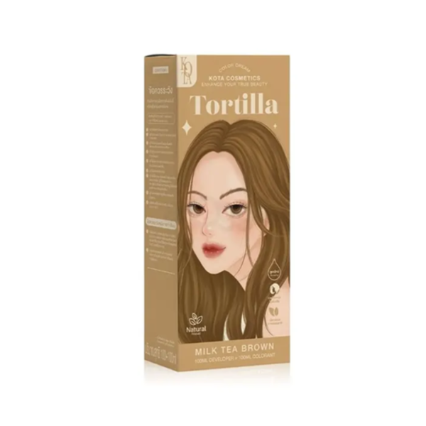 Kota Cosmetics Hair Color Cream Tortilla - Milk Tea Brown